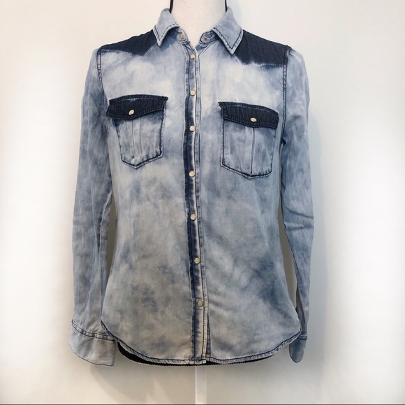 BDG Denim style snap front button shirt - Picture 1 of 7